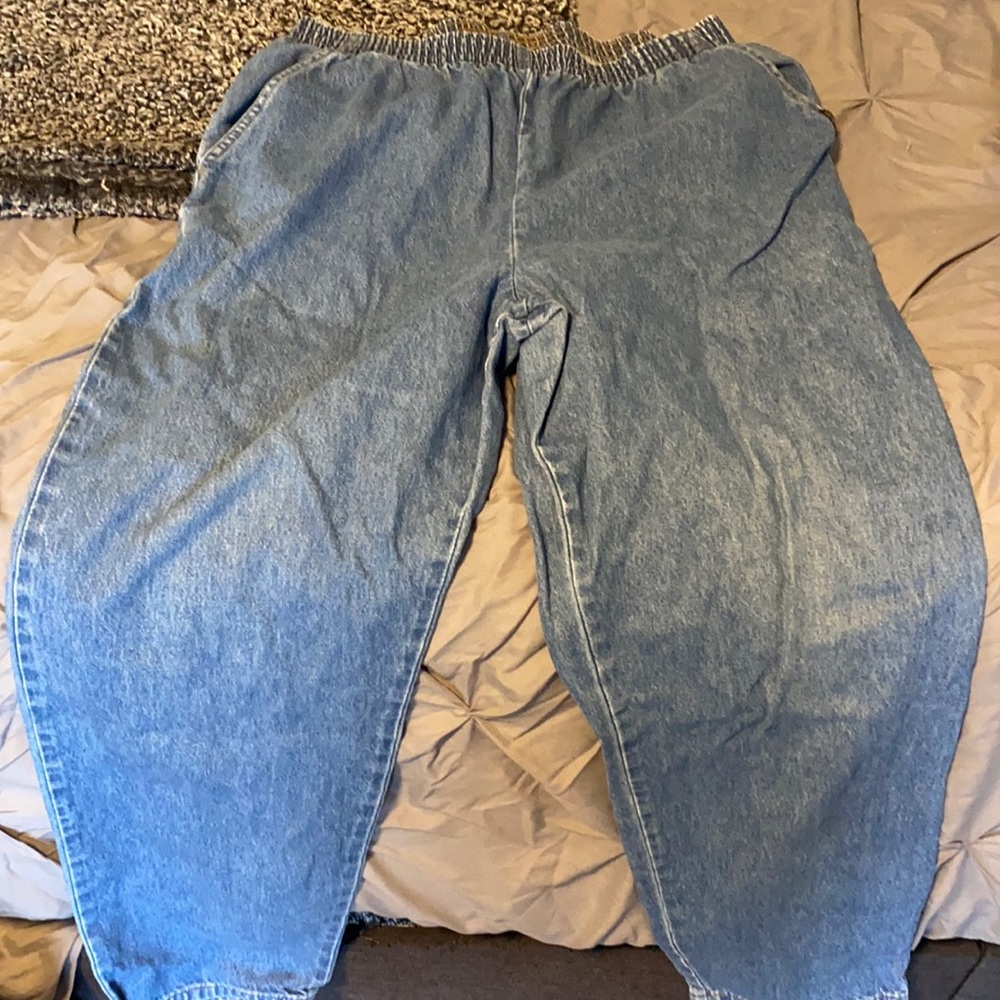 Blue mom jeans